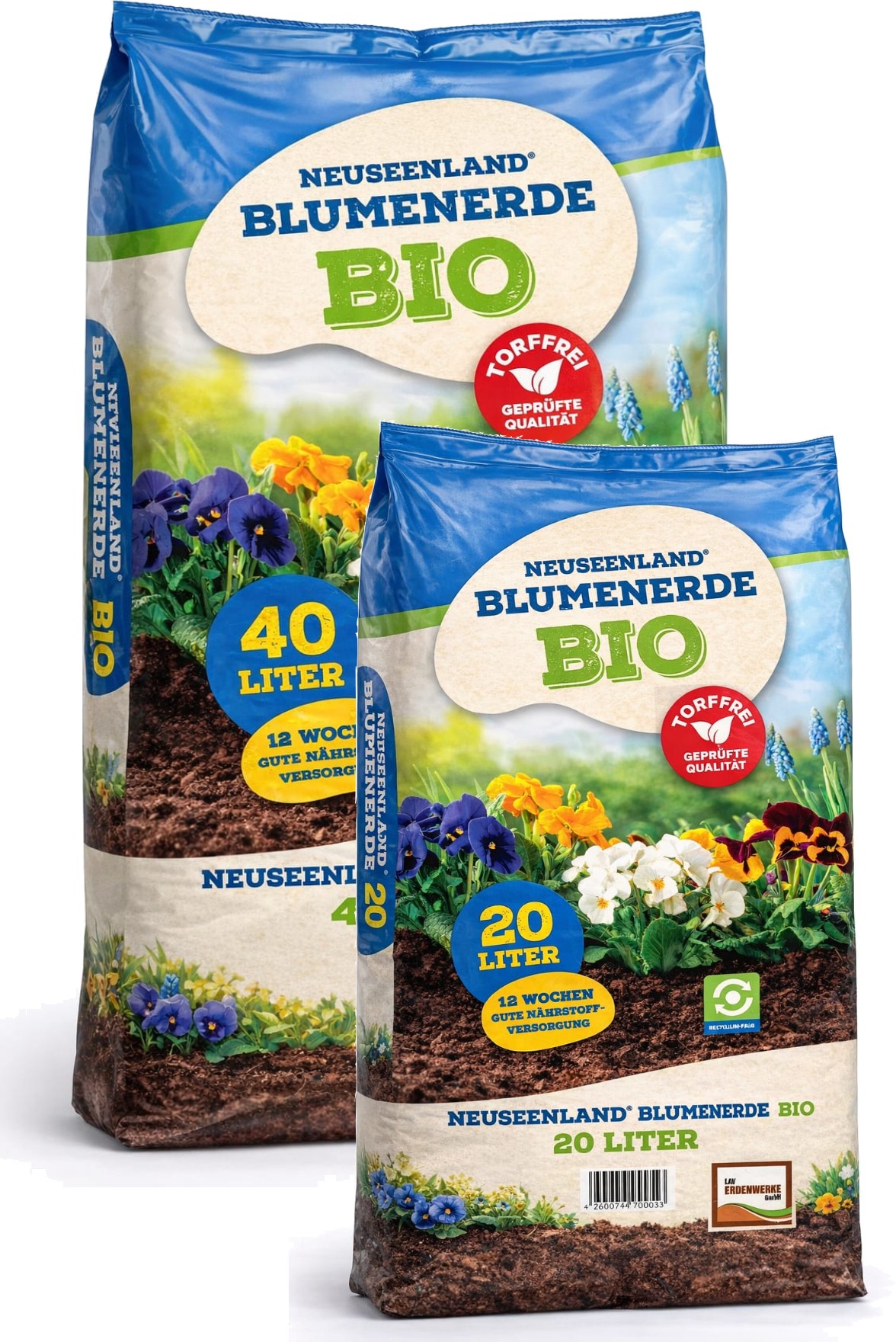 Neuseenland Blumenerde 2026