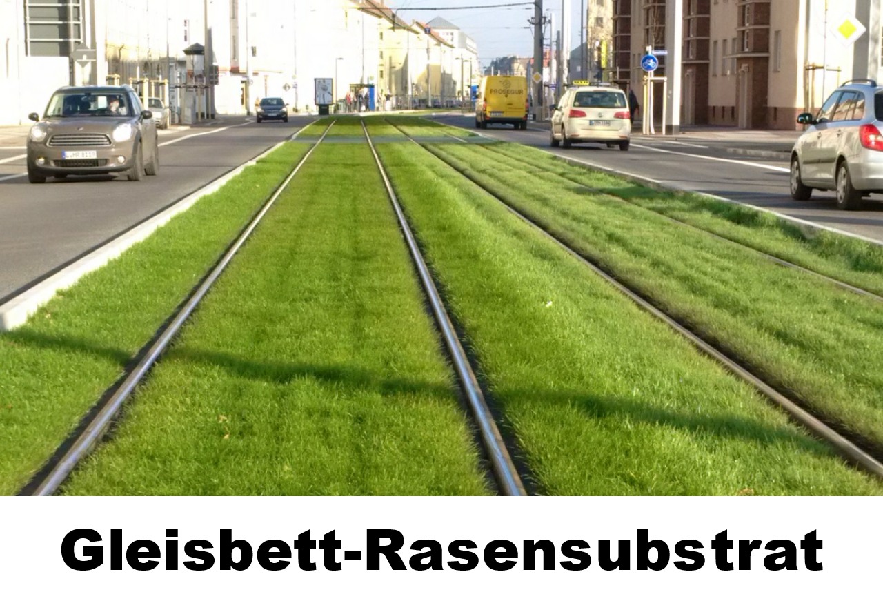 Gleisbettrasensubstrat